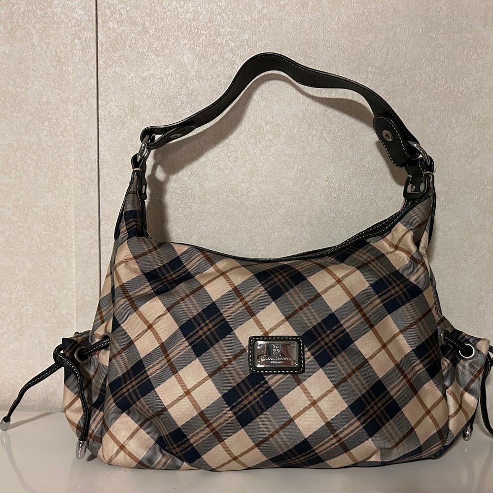 KINLOCH ANDERSON Scotland Plaid Satchel Shoulder Handbag